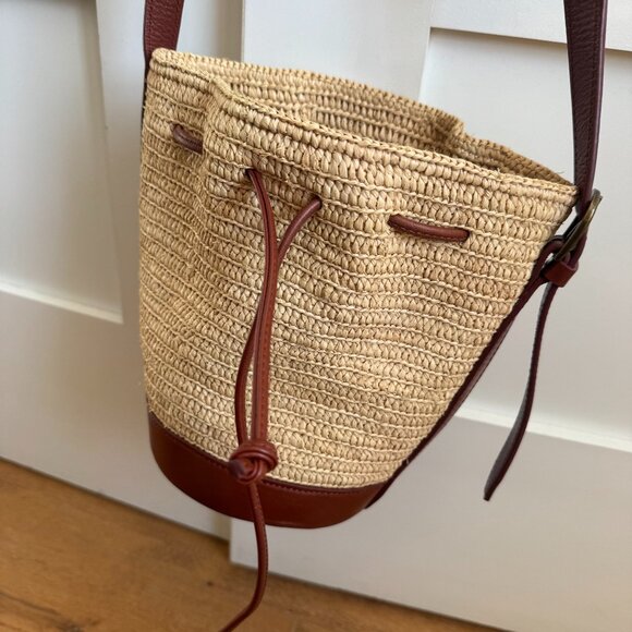 Sezane Mini Farrow Raffia bag - Picture 6 of 12
